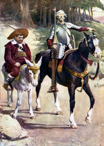 Illustration für Don Quijote von Walter Grieve